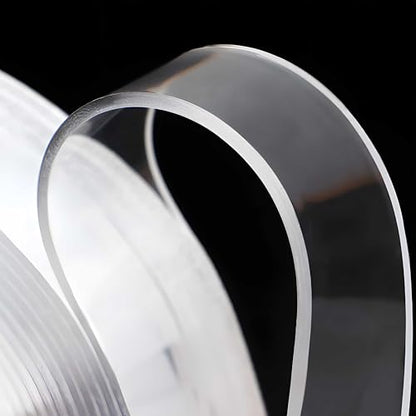 Valley'sYuMiao 2Rolls, Nano Double Sided Mountinging Tape, Adhesive-self Heavy Duty Tape, 2 Sides Sticky Tack Tape for Painted Walls AC Hanging Clear, 0.7in×10fts, 20fts Total Long - size: 2Rolls, 0.7″, 20fts TL