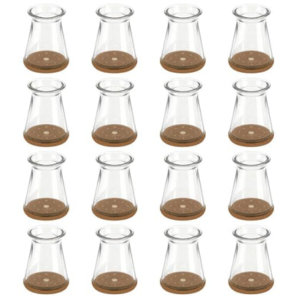 16-Piece Chair Leg Floor Protectors (0.6-0.8 Inch) - Felt Pads for Hardwood Floors, Reduce Noise and Prevent Scratches Yuan M - size: yuanm