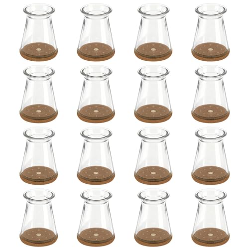 16-Piece Chair Leg Floor Protectors (0.6-0.8 Inch) - Felt Pads for Hardwood Floors, Reduce Noise and Prevent Scratches Yuan M - size: yuanm