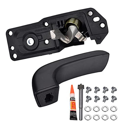 FAERSI Interior Door Handle Kit Front/Rear Right Passenger Side for 2007-2014 Chevy Silverado, Tahoe, Suburban, Avalanche, GMC Sierra, Yukon, Yukon XL, Cadillac Escalade Replaces# 20833602, 80375 - color: Right Passenger Side