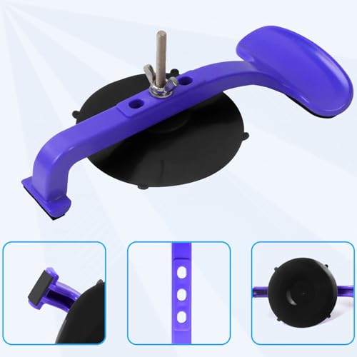 ZKTOOL 6PC Suction Cup Clamp Set, Class Clamps Kit for Car Convertible Glass Windshield Top Repair Gluing, Car Window Clamps, Suction Cups for Convertible Top, With Sponge Pad...