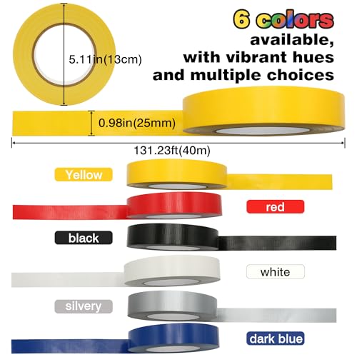 Multi Purpose Blue Duct Tape 1 Inch X 44 Yards, Heavy Duty Strong Adhesive Tape, No Residue, Waterproof All Weather, Tear by Hand, Industrial Repairs. - color: Blue, size: 1 Inch x 44 Yards