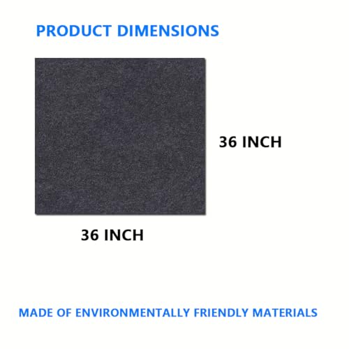 Oil Spill Mat，Garage Floor Mat，Premium Absorbent Oil Pad – Protect Garage Shop Floor Surface，Absorb Materials，Anti-Slip and Waterproof Backing，Car Repair Mat，Washable (36" x 36") - size: 36" x 36"