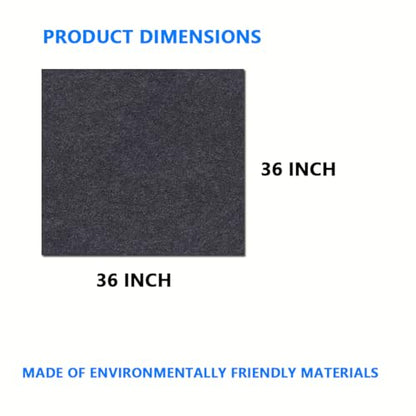Oil Spill Mat，Garage Floor Mat，Premium Absorbent Oil Pad – Protect Garage Shop Floor Surface，Absorb Materials，Anti-Slip and Waterproof Backing，Car Repair Mat，Washable (36" x 36") - size: 36" x 36"