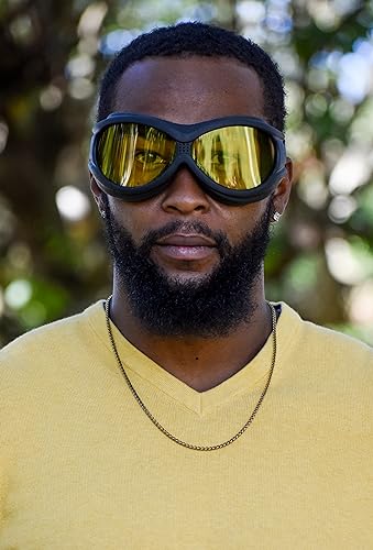 Global Vision Eyewear Big Ben Motorcycle Goggles Fit Over Most Glasses - color: Yellow
