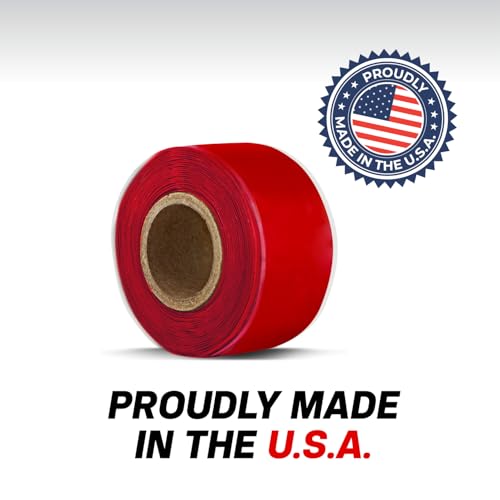 Bond It Rescue Tape, Self-Fusing Silicone Tape, Emergency Plumbing Pipe & Radiator Hose Repair, Electrical Insulation, Waterproof, 950PSI, 1" Width x 36' Length x 0.02" Thick, Black - color: Black, size: 1" x 36' x 20mil