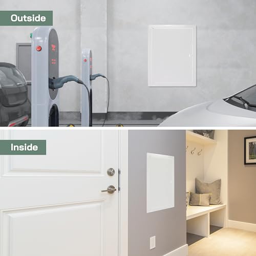 Vent Systems Access Panel for Drywall 12 x 16 Inch - Wall Hole Cover Plate - Metal Access Door with Handle - Plumbing Access Panel for Drywall - Service Shaft Crawl Space Door - Wall Access Panel - size: 12'' x 16''