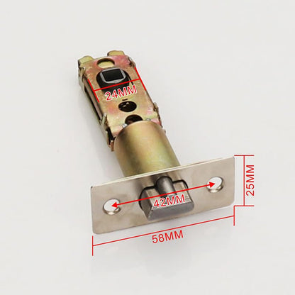 1PCS Adjustable Deadlatch 2-3/8'' or 2-3/4'', Keyed Entry Door Lock Replacement Latch and Strike,Smart Door Lock Deadlatch,Inner Door Handles Universal Replacement Part