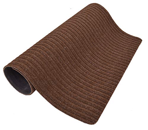 Stair Treads Collection Indoor Skid Slip Resistant Carpet Stair Tread Mat (Brown, Matching Mat 24 in x 30 in) - color: Brown, size: 24"x30" Landing Mat