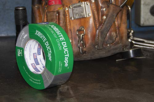 IPG JobSite DUCTape, Contractor Grade Duct Tape, 3.77" x 60 yd, Silver (Single Roll) - color: Silver, size: 3.77" x 60 yd