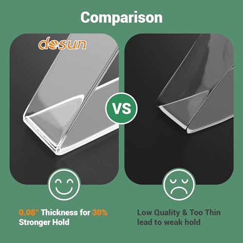 dosun Double Sided Tape Heavy Duty(4 Rolls, Total 40 FT), Sided Nano Tape, Strong Double Sided Tape for Walls, Used for Carpet, Poster, Picture Hanging, Outdoor Multifunctional Mounting Tape