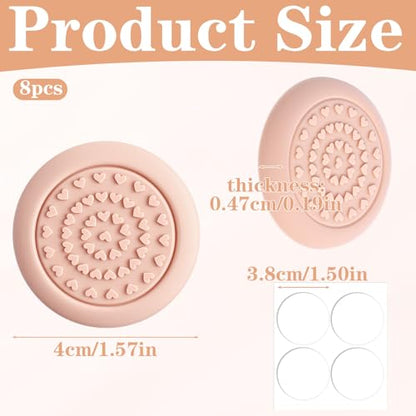 8PCS Silicone Cutting Board Feet Anti-Slip Rubber Feet for Cutting Board Couch Grips to Prevent Sliding on Foot Non Slip Rubber Grippers Shock-Absorbent for Boards Furniture