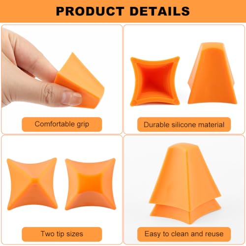 2 PCS Silicone Seam Tool Silicone Caulking Tool, Caulk Applicator, Easy to Use and Reusable Caulking Applicator Finishing Tool for Kitchen, Bathroom, Joint