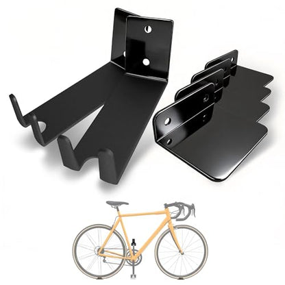 Ultrawall Wall Mount Bike Pedal Hanger, Heavy-Duty Horizontal Bike Rack for Garage, Indoor Bike Hanger, Holds Up to 70 lbs, 2 Pack - style: Hold 2 Bikes