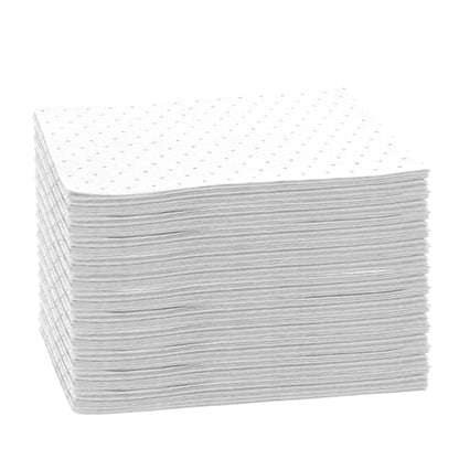 Oil Absorbent Pads Sheets 10 x 13 inch, Waterproof Anti-Slip Speedy Dry Absorbent Mat, Oil Change Pads for Under Car & Motorcycle, Liquid Spill Mat for Garage Floor Workbench & Driveway (100 PCS)