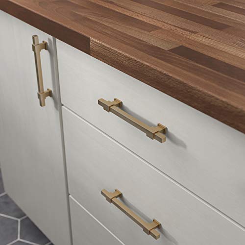 Franklin Brass 5 Pack Champagne Bronze Gold Cabinet Handles Adjustable Drawer Pulls for Kitchen Cabinet Knobs Dressers and Cupboards 1-3/8 to 6-5/16 inch (35–160mm) Hole Center | Adjusta-Pull™ - color: Champagne Bronze, size: 1-3/8" to 6-5/16"