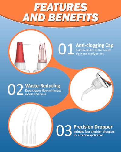 Jevvu Super Glue for Metal, Clear Instant Cyanoacrylate Adhesive for Metal Repair, Waterproof, Heat-Resistant, Ideal for Steel, Aluminium, DIY, Jewelry