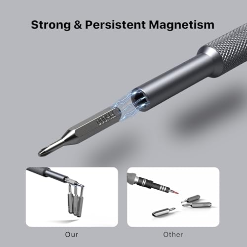 Stocking Stuffers for Men Adults Him, AXTH 37in1 Small Precision Screwdriver Set, Christmas Gifts, Professional Magnetic Mini Repair Tool Kit for Computer, Watch, Laptop, Tiny Electronic - style: 37in1