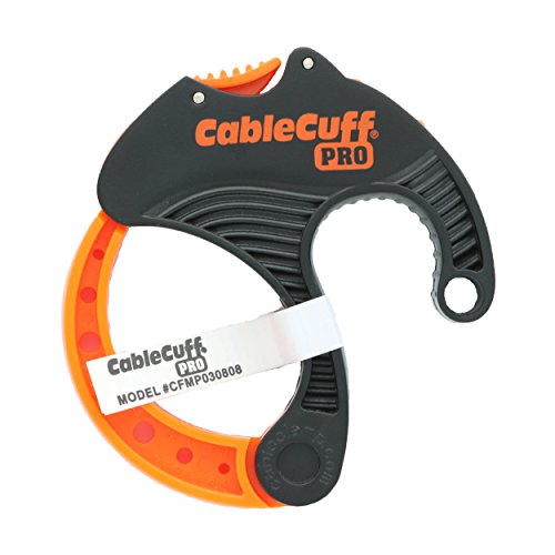 PRO (4 Pack: 4x Medium 2 Inch Diameter) Adjustable, Reusable, Cable Tie Replacements for Extension Cords or Electronics