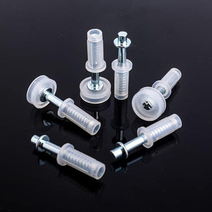 BOXOB 6 Pcs Bi-Fold Door Top Roller Guide Wheel and Top Pivot, Spring Loaded Bifold Closet Door Hardware Kit for Folding Pocket Doors Barn Doors & Sliding Cabinet Repair Replacement
