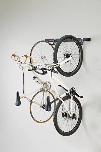 Rubbermaid FastTrack Garage Storage Bike Storage Kit, 3 Piece, All in One Rail Hook Kit Organizer, Heavy Duty Organization for Home/Garage/Wall/Shed - size: 1 Rail, 2 Hooks