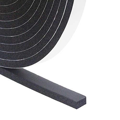 DGSL Foam Insulation Tape, 1/2In x 1/4In x 33Ft Weather Stripping Door Seal Strip for Doors and Windows,Sliding Door,Sound Proof Soundproofing Door Seal,Weatherstrip,Air Conditioning Seal Strip - size: 1/2In x 1/4In x 33Ft