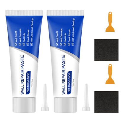 Drywall-Repair Kit, Wall Patchs with Scraper, Multi-Functional Drywall-patchs Pastes for DIY-Home Fix Office-Renovation, Quick Drying
