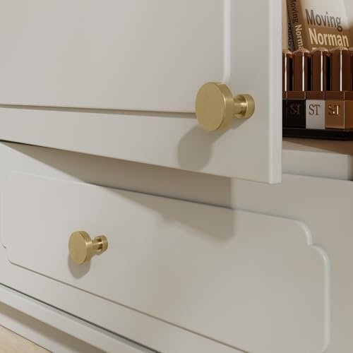 20 Pack Cabinet Knobs Champagne Bronze Drawer Knobs Solid Dresser Knobs for Dresser Drawers - color: Champagne Bronze, size: 20 Pack