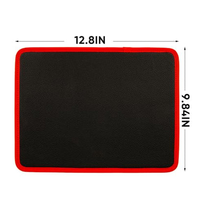 ‌Arcomin Magnetic Tool Mat & Holder | 12.8"x9.8" Flexible Magnetic Tray for Garage Workshop, Scratchproof PVC Surface with Non-Slip Grip | Auto Repair, Toolbox Organizer for Mechanics & DIY