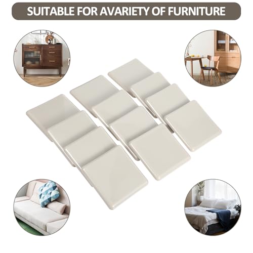 3.5 Inch Furniture Sliders, 20pcs Sliders for Moving Furniture, Heavy-Duty Furniture Movers Sliders for Carpet, Couch Sliders Protect Carpet Surface and Easily Move Furniture.