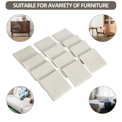 3.5 Inch Furniture Sliders, 20pcs Sliders for Moving Furniture, Heavy-Duty Furniture Movers Sliders for Carpet, Couch Sliders Protect Carpet Surface and Easily Move Furniture.