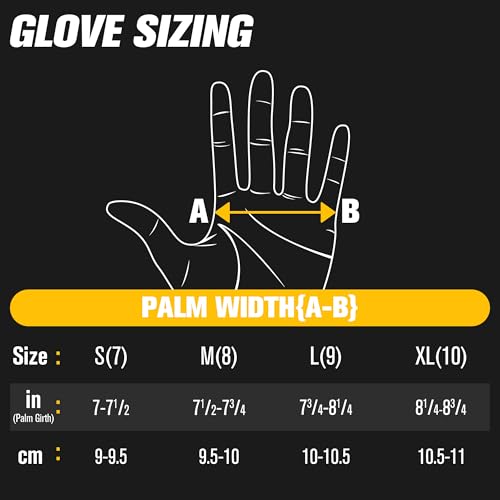 Nimble Control Work Gloves - 100% Tactile Feel,Patented Wrap-Finger Fit,Knuckle Touchscreen,Impact Protection - Mechanic,Shooting,Driving,Patrol,Garden. - color: Blue, size: X-Large