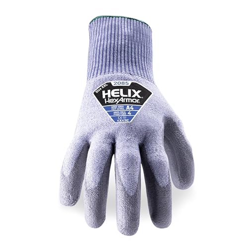 HexArmor Safety Gloves | 360-Degree Cut-Resistant Work Gloves | Powerful Grip | Silicone-Free | Helix 2085 - size: Medium (Pack of 1)