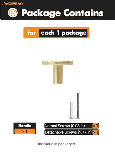 5 Pack Brushed Gold Cabinet Knobs Brass Flat Drawer Pulls Kitchen Cupboard Bathroom Dresser Cabinet Hardware Handles Zinc Alloy - color: Brushed Gold, size: Knob
