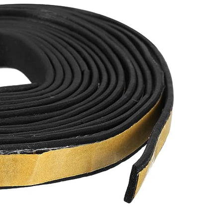 uxcell Weather Stripping 3/8" W x 5/64" T x 26ft L Adhesive Door Window Seal Strip Foam Seal Tape for Doors Window Insulation - size: 3/8"W x 5/64"T x 26ft L