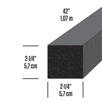 M-D Building Products 02535 2-1/4 in x 42 in Gray Foam Window Seal Strip – Air Conditioner Window Seal, Weather Stripping Foam Insulation for Window AC Units, Adhesive Foam Strip - size: 2-1/4"