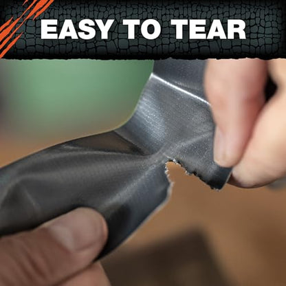 T-REX Tape Heavy Duty Duct Tape with UV Resistant & Waterproof Backing for Ferociously Strong Repairs, 1.88" x 30 yd, Gunmetal Gray, 1 Roll - color: Gunmetal Gray, size: 1-Roll, 30 Yds x 1.88"