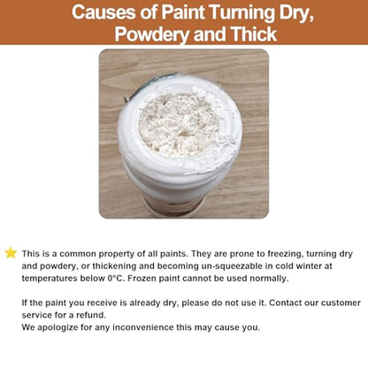 White Paint, Touch-Up Paint for Furniture, Cabinets, Wood, Metal No Sanding, Fast Drying, Water Based Multi Surface, 6.35 oz - color: White