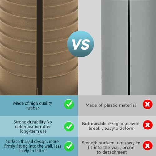 2 Pcs Starlink Cable Routing Kit for 1 Inch Wall Hole, Brown Silicone Wall Grommet for Ethernet Cable, Perforated Cable Punch Grommet, Starlink Accessories