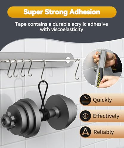 PHIXBEAR Double Sided Tape Heat Resistant Heavy Duty, Waterproof Outdoor Indoor Automotive Mounting Tape, Removable No Residue Super Strong Adhesion Foam Tape, 1" x 20FT - size: 1" x 20FT