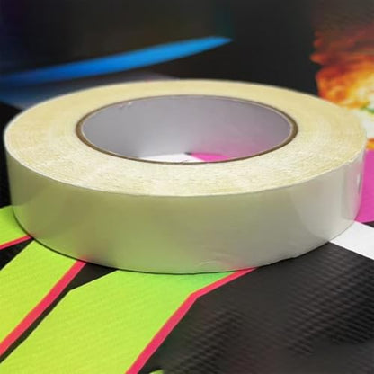 Heavy-Duty Outdoor Banner Tape – Weatherproof Adhesive for Vinyl Banners, Construction Signs & Event Display (6Units)