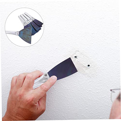 SHINEOFI Putty Knife Set 5pcs Cleaning Cutter Scraper Wall Steel for Homeowners Diy Enthusiasts Contractors