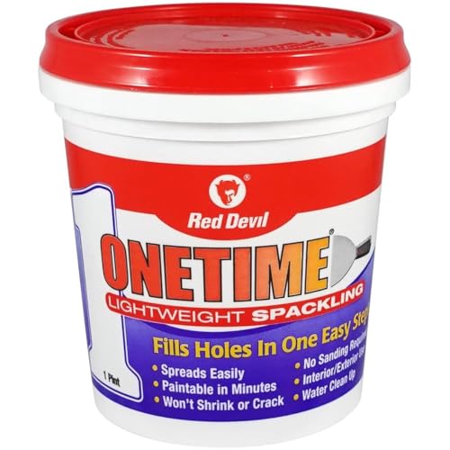 Red Devil 0548 Onetime Spackling Compound, 1 Pint