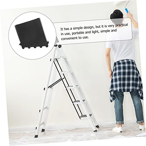 HOMSFOU 4pcs Ladder Mats Non-Slip Stair Treads Ladder Feet Covers Slip Wear-Resistant Easy to Install