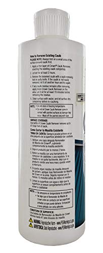 Crown Tuff Strip Ultimate Caulk Remover - Removes Caulk in 2 Hours, 16 Ounces