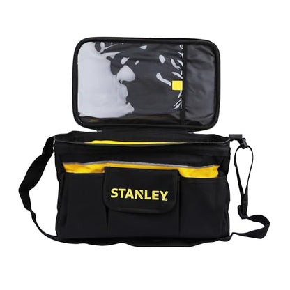 Stanley STST1-73615 Tool Bag with Belt, Black/Yellow
