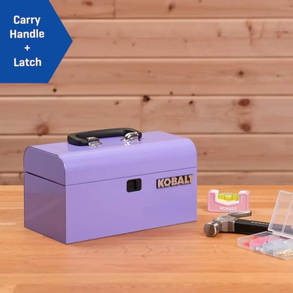 K.balt Retro Portable Mini Toolbox Lavender Steel Tool Box - color: Lavender, size: Retro
