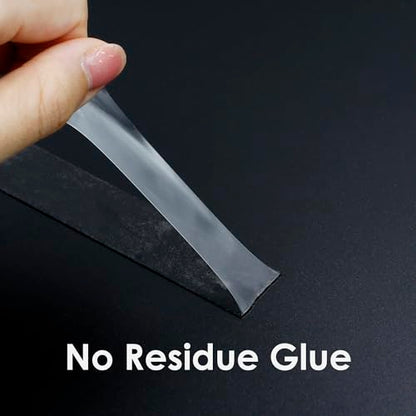 Double Sided Tape Clear, 20mm x 15M x 0.5mm Thickness, Transparent Strong Acrylic Adhesive Tape for Mobilephone LCD Strips Screen Case Wood Glass Repair Mounting - size: 20mm