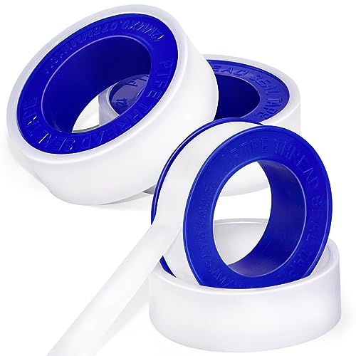 3 Roll Plumbers Teflon Tape, Water Pipe Sealing, Plumbing, High-Density Performance Waterproof Duct, Thread Seal Tape. L 390 in x W 0.47 in. Blue - style: Blue 0.47 in *3 Roll