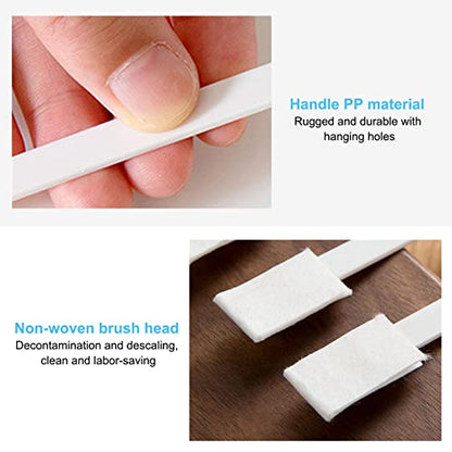 Disposable Crevice Cleaning Brushes, Disposable Toilet Bowl Brushes Crevice Hole Brushes Detail Cleaning Brushes for Toilet Corner, Window Groove, Door Track, Keyboard, etc(42 PCS)